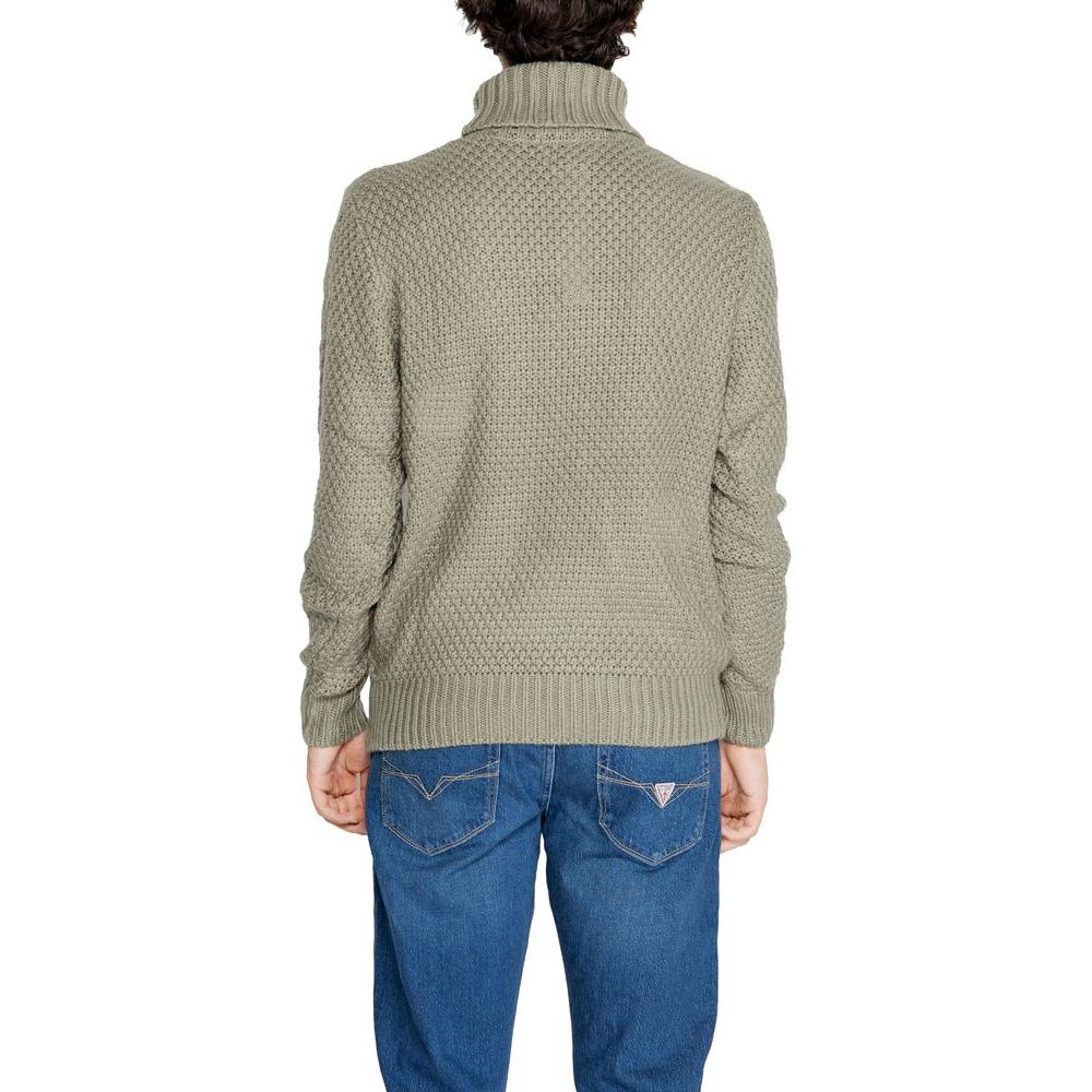 Gianni Lupo Green Polyester Sweater Gianni Lupo Rosy Brown