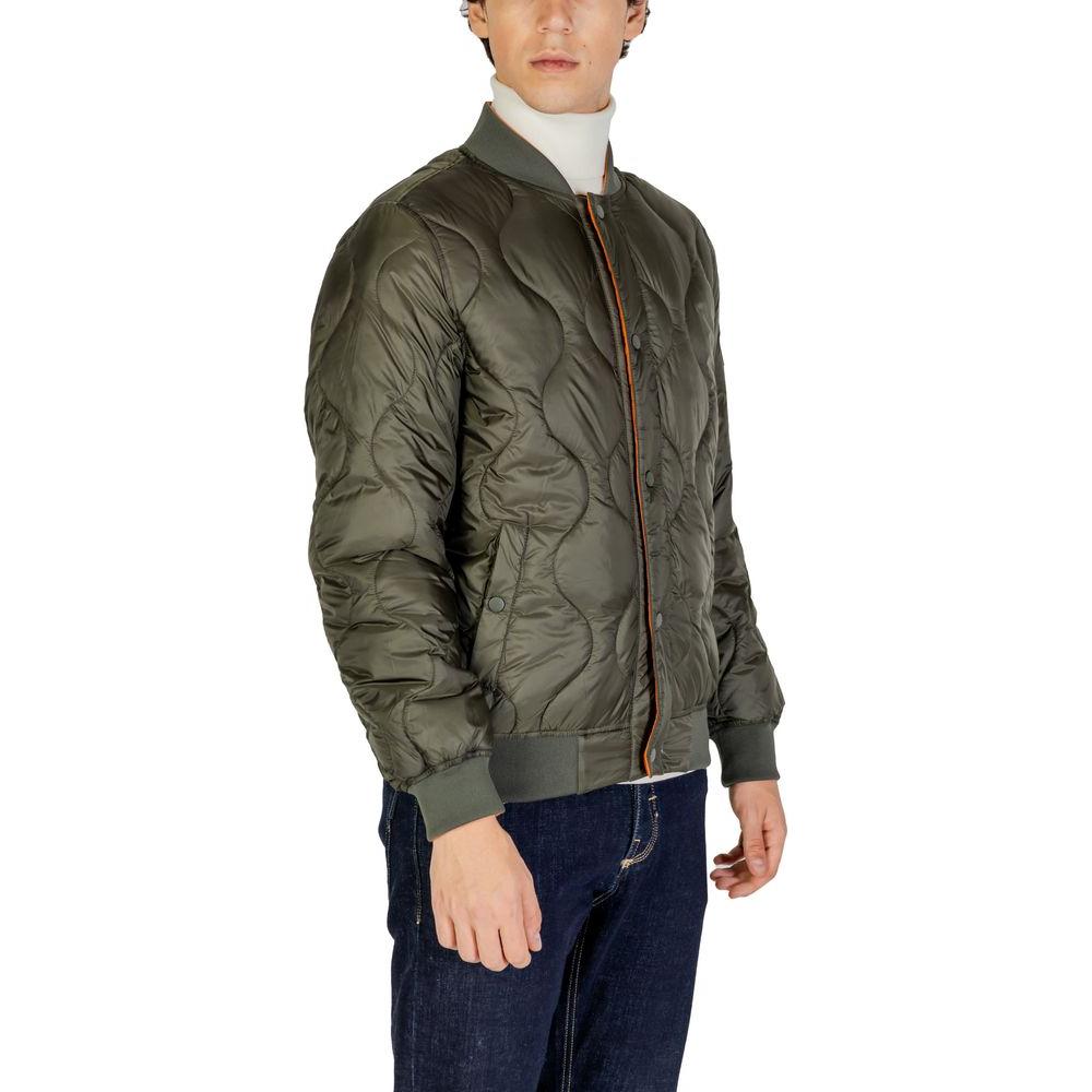 Gianni Lupo Green Polyamide Jacket Gianni Lupo Dark Slate Gray