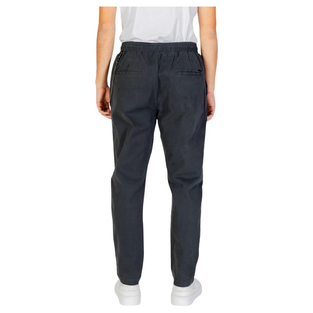 Gianni Lupo Gray Cotton Jeans & Pant Gianni Lupo Light Gray
