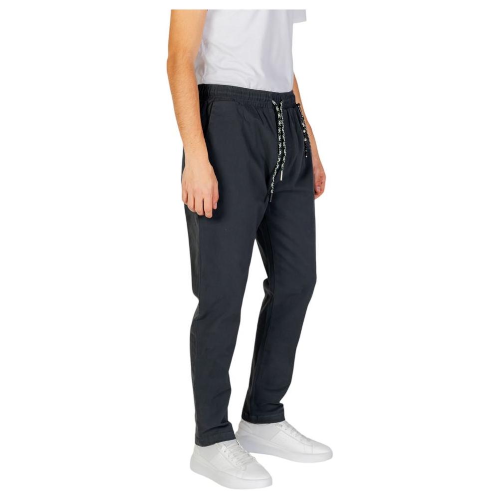 Gianni Lupo Gray Cotton Jeans & Pant Gianni Lupo Dark Slate Gray