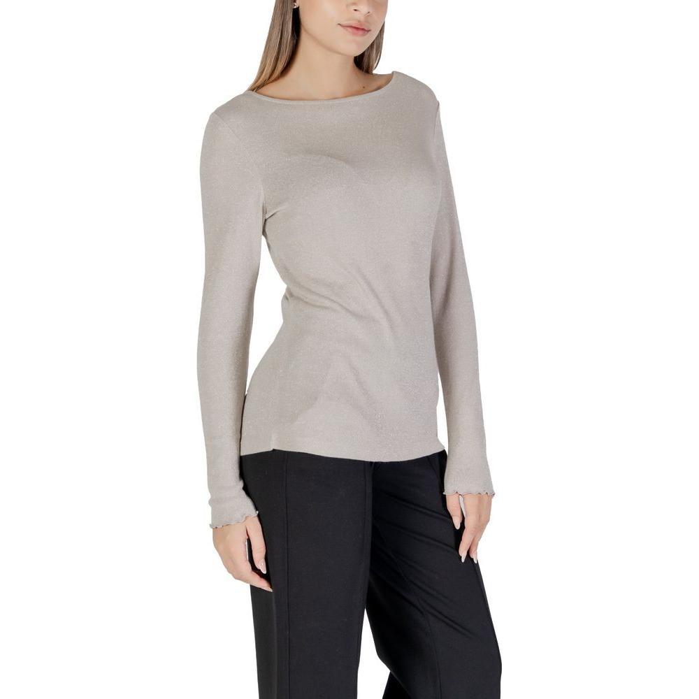 Street One Beige Viscose Tops & T-Shirt Street One Gray