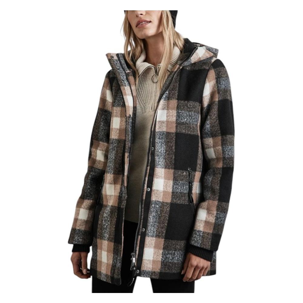 Street One Beige Polyester Jackets & Coat Street One Dark Slate Gray