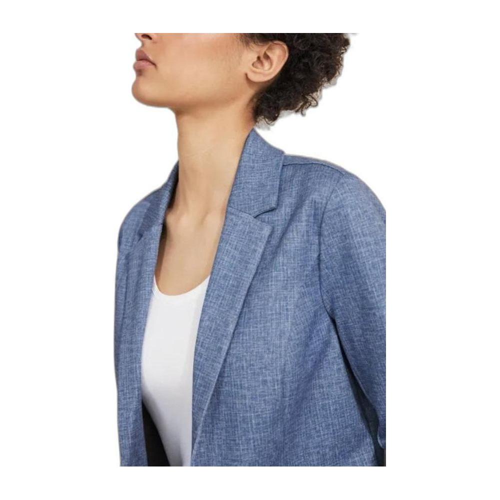 Street One Blue Polyester Suits & Blazer Street One Slate Gray