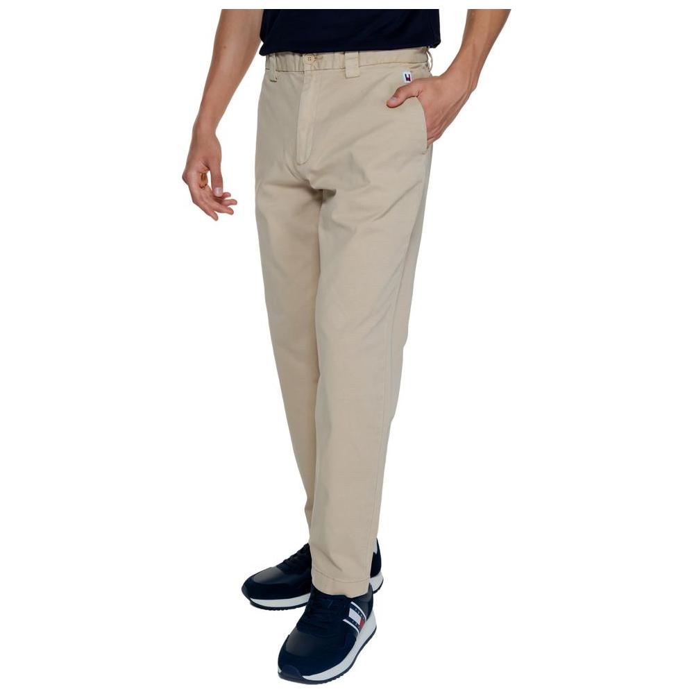 Tommy Hilfiger Jeans Gold Recycled Cotton Jeans & Pant Tommy Hilfiger Jeans Rosy Brown