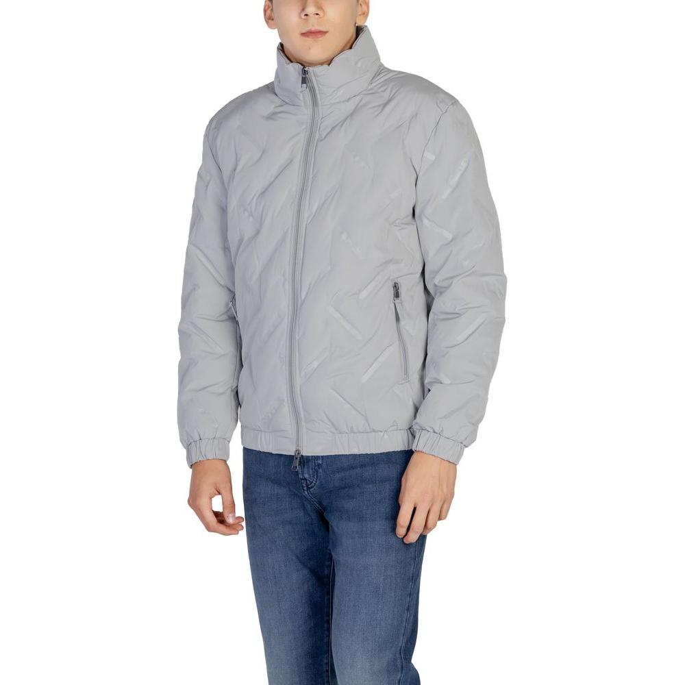 Antony Morato Gray Polyester Jacket Antony Morato Dark Gray