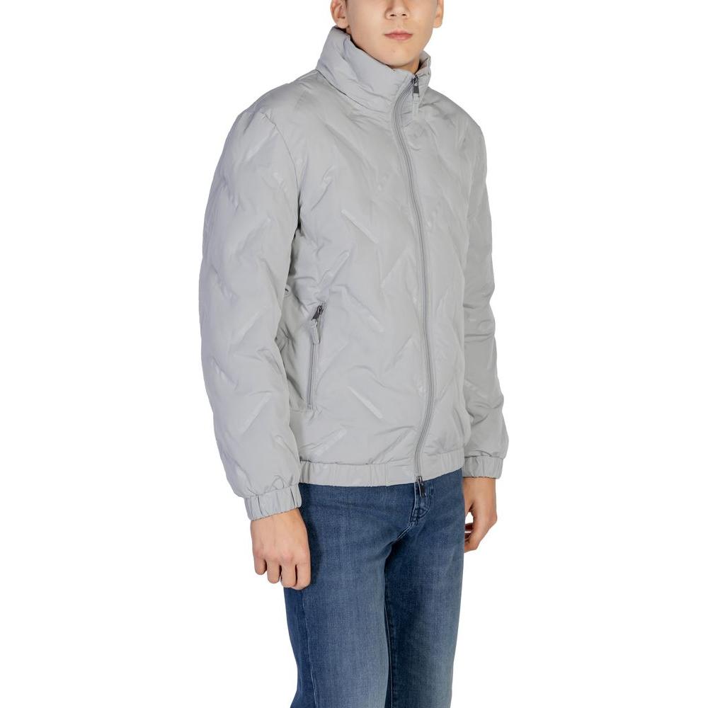 Antony Morato Gray Polyester Jacket Antony Morato Gray