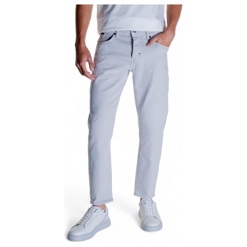 Antony Morato Gray Cotton Jeans & Pant Antony Morato Gray
