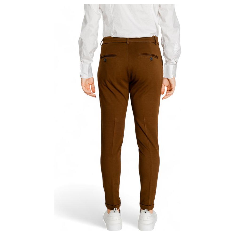 Antony Morato Brown Viscose Jeans & Pant Antony Morato Saddle Brown