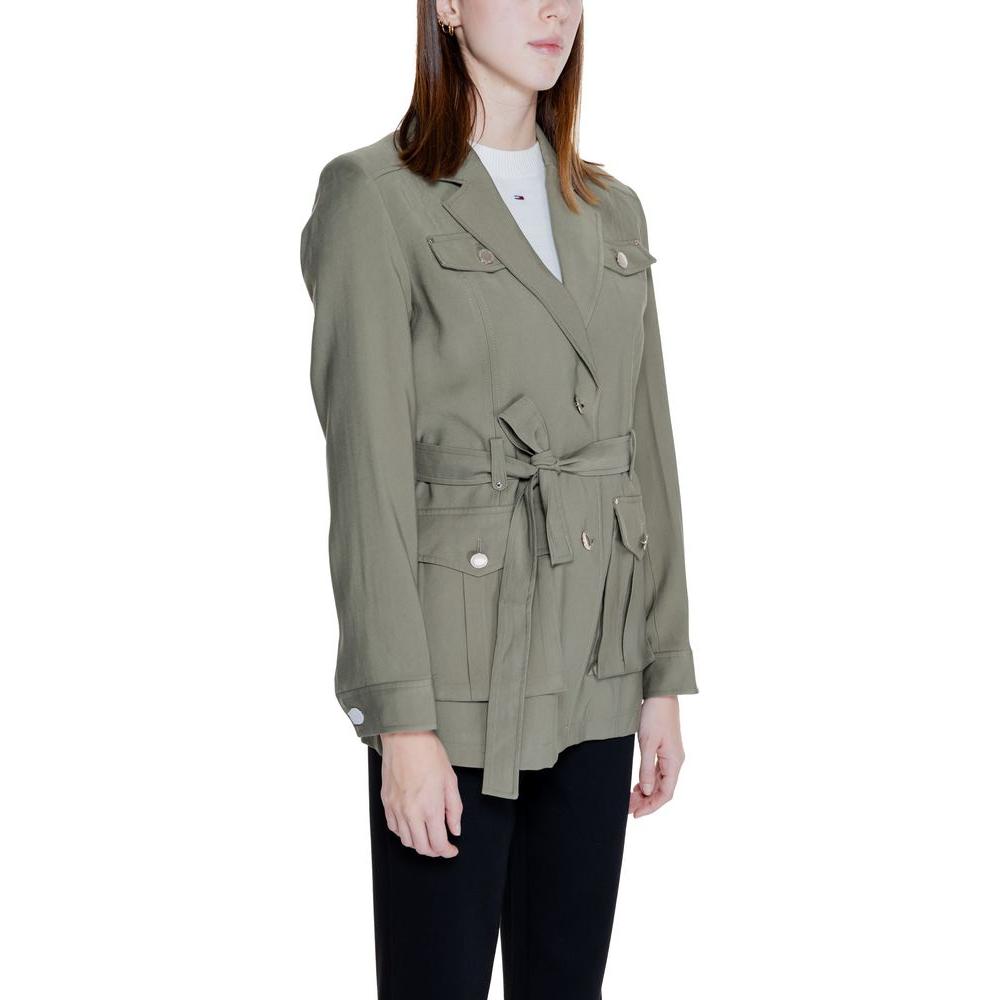 Morgan De Toi Green Viscose Suits & Blazer Morgan De Toi Slate Gray