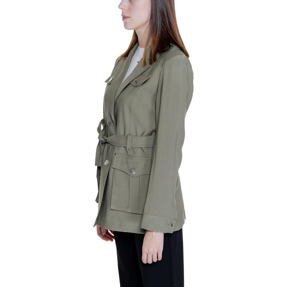 Morgan De Toi Green Viscose Suits & Blazer Morgan De Toi Dim Gray