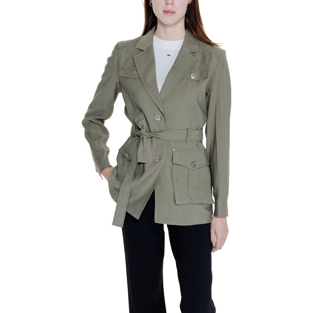 Morgan De Toi Green Viscose Suits & Blazer Morgan De Toi Dim Gray