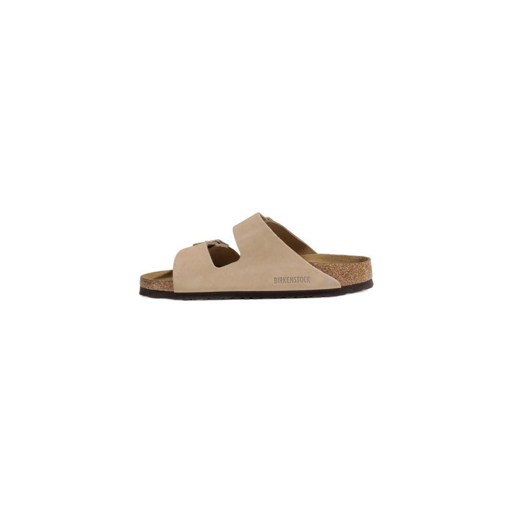 Birkenstock Beige Nubuc Leather Sandal Birkenstock Rosy Brown