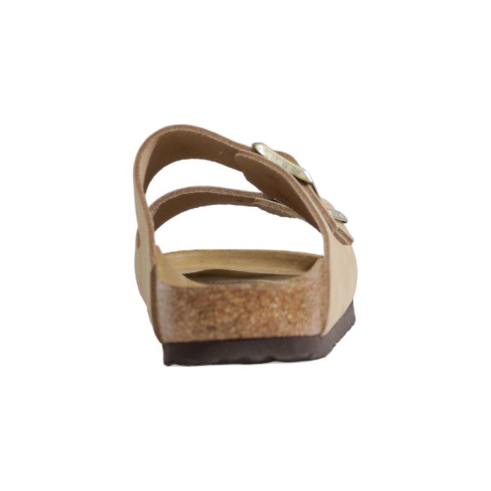 Birkenstock Beige Nubuc Leather Sandal Birkenstock Dim Gray