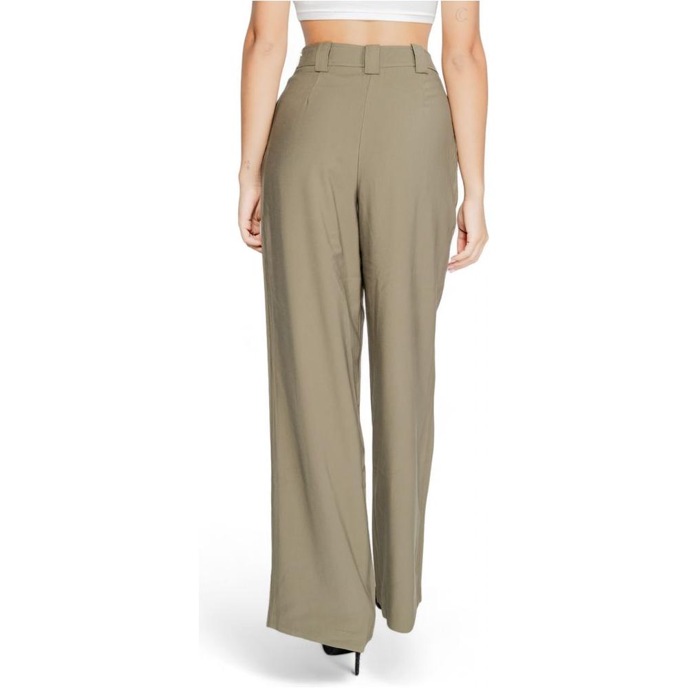 Morgan De Toi Green Cotton Jeans & Pant Morgan De Toi Rosy Brown