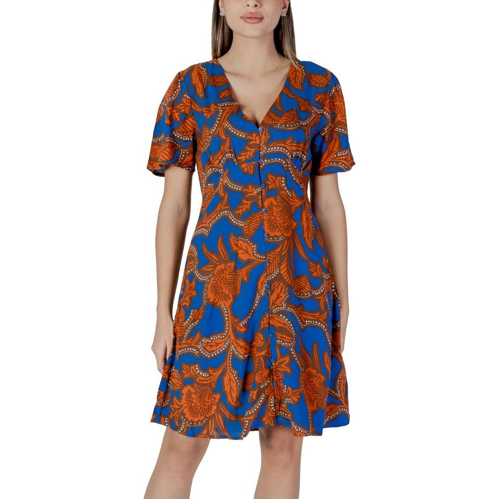 B.Young Blue Viscose Dress B.Young Sienna