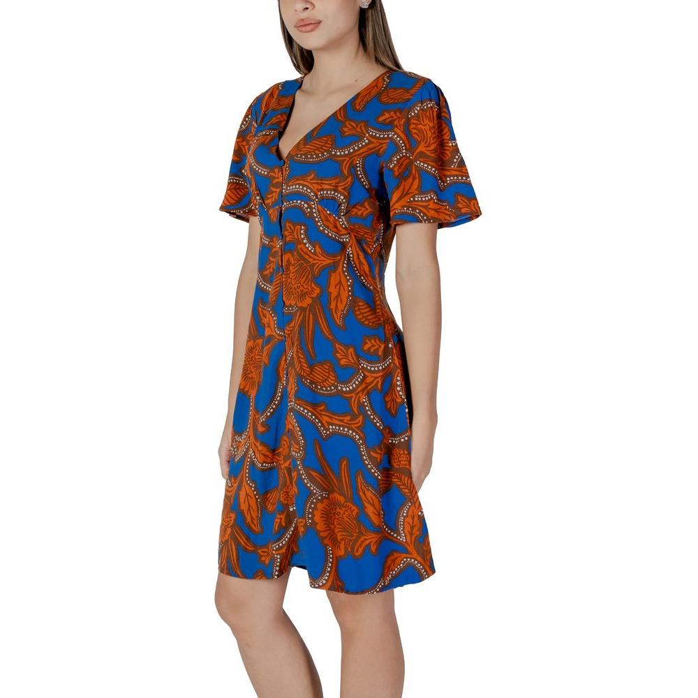 B.Young Blue Viscose Dress B.Young Sienna