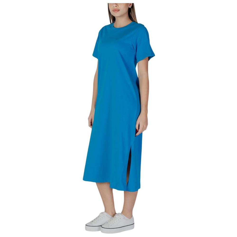 B.Young Blue Cotton Dress B.Young Tan