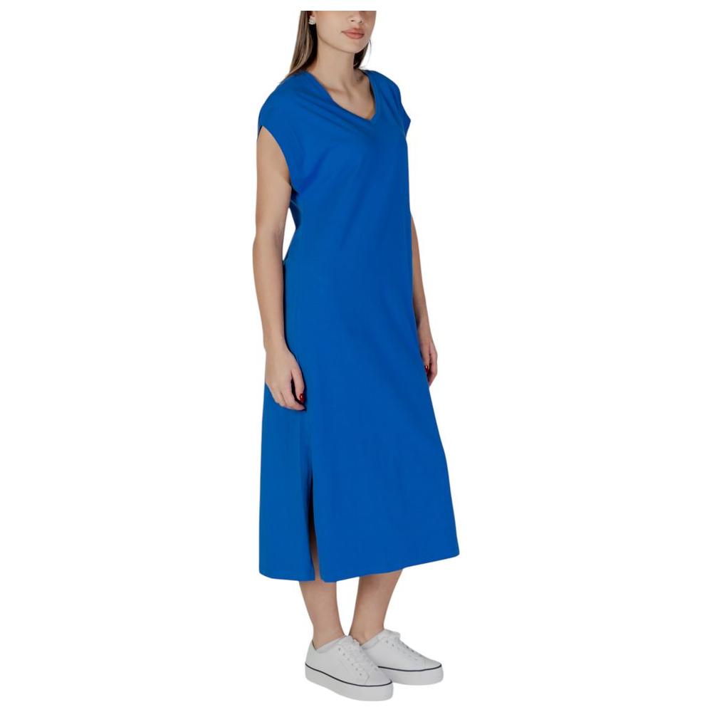 B.Young Blue Cotton Dress B.Young Tan