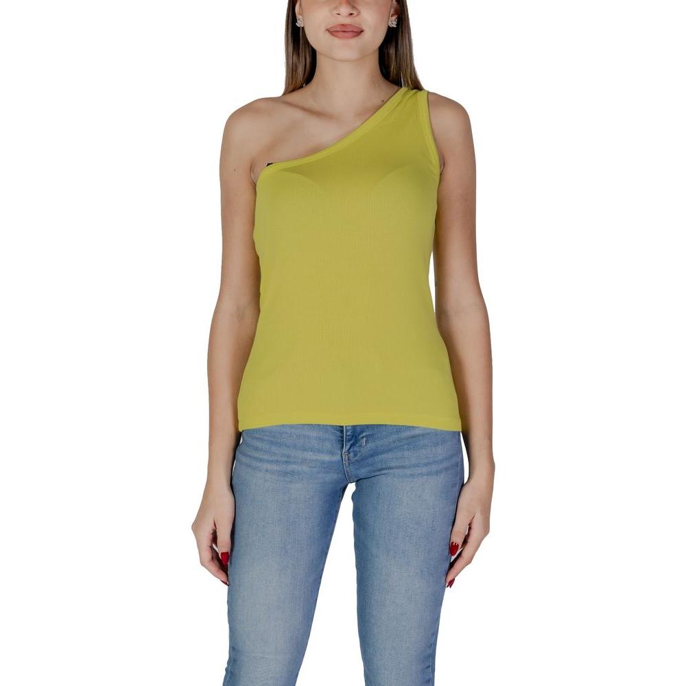 B.Young Yellow Cotton Tops & T-Shirt B.Young Rosy Brown