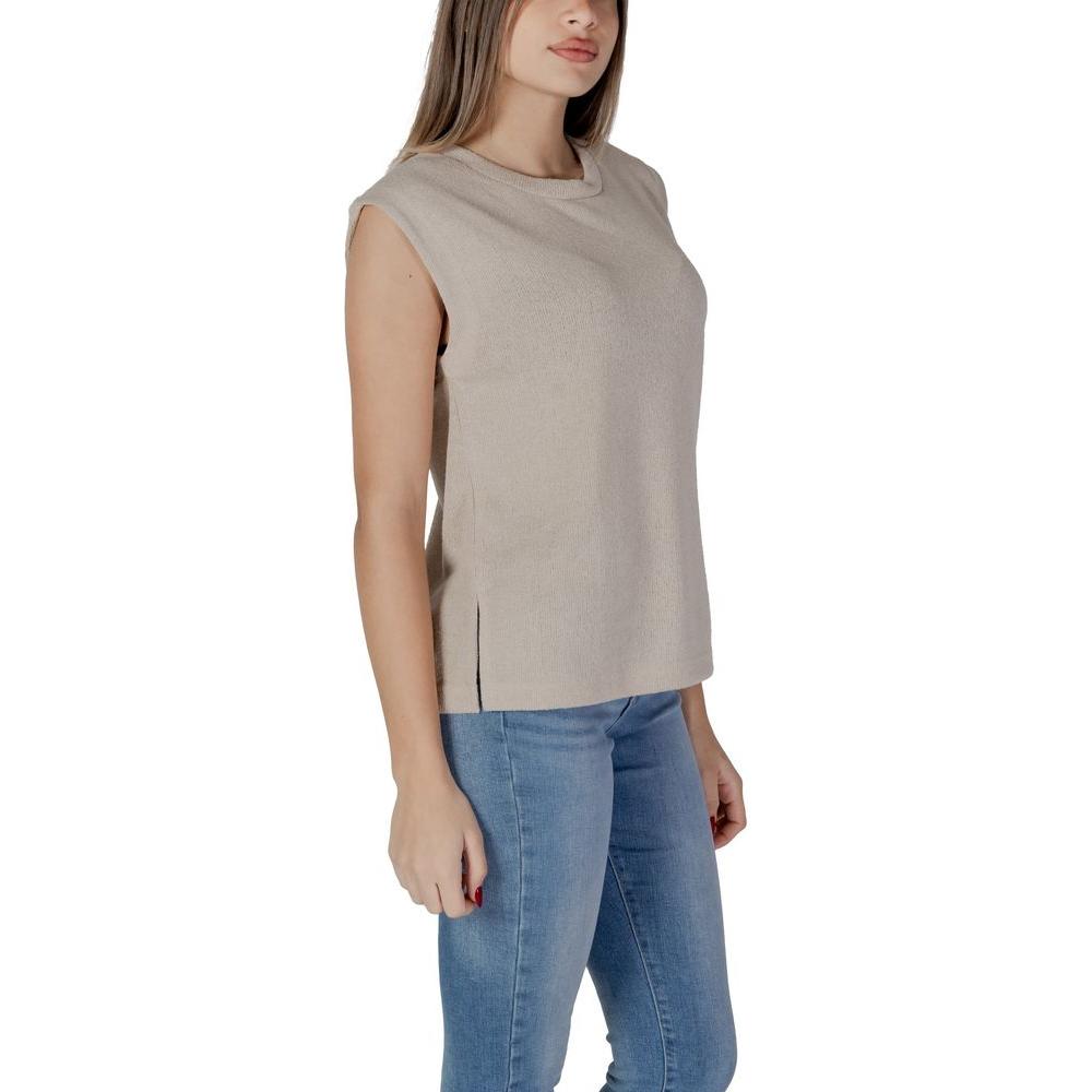 B.Young Beige Viscose Tops & T-Shirt B.Young Rosy Brown