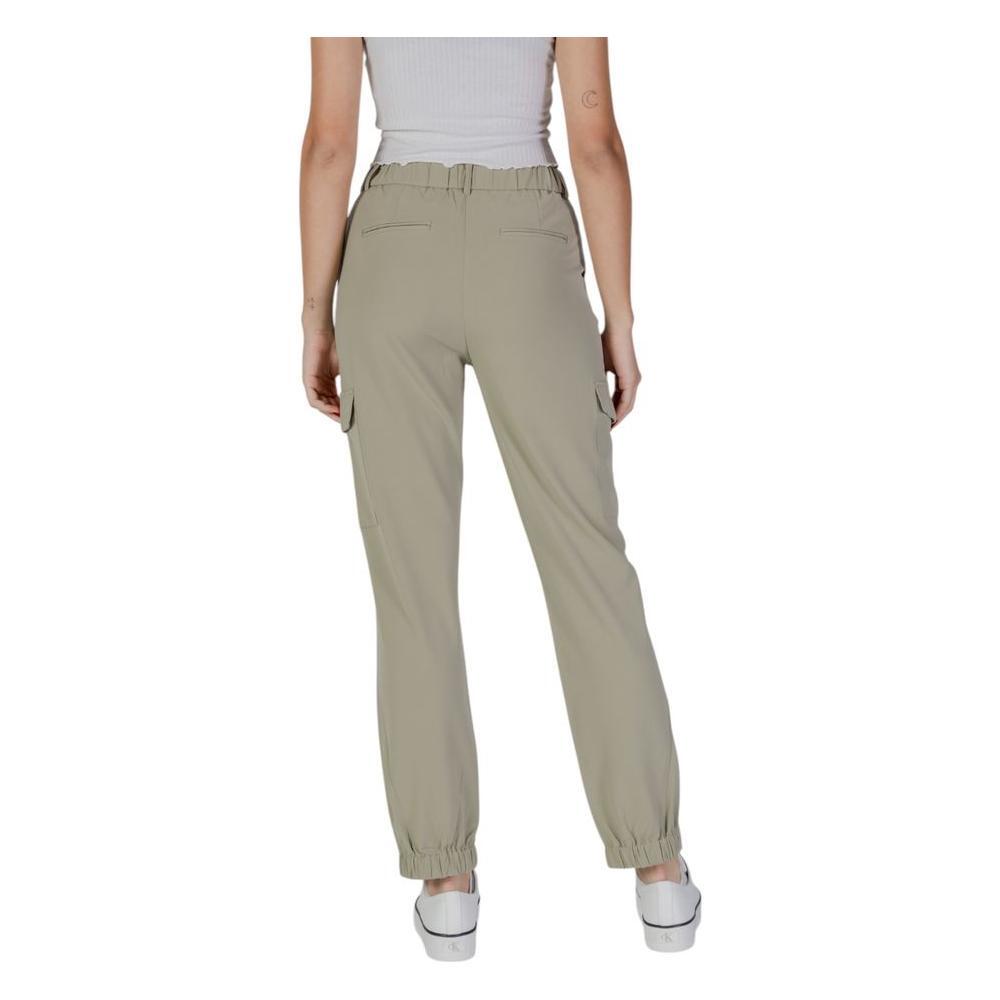 B.Young Green Polyester Pant BY-14924902482-IT38|XS