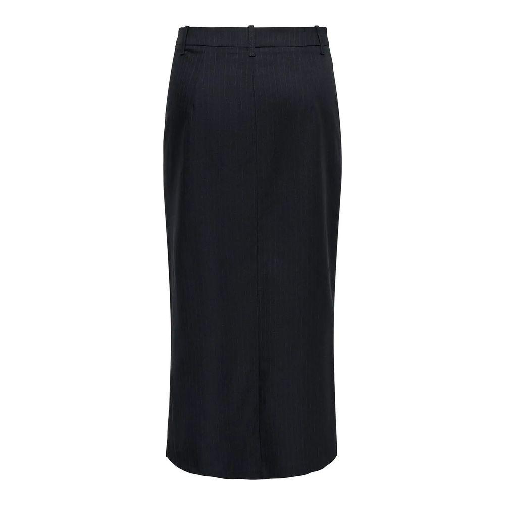 Jacqueline De Yong Gray Polyester Skirt Jacqueline De Yong Black