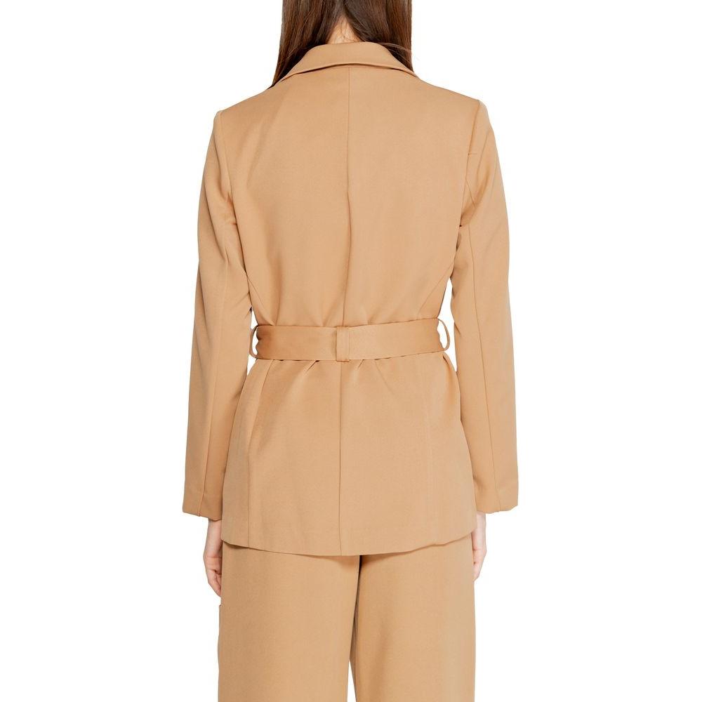 Rinascimento Beige Polyester Suits & Blazer Rinascimento Tan