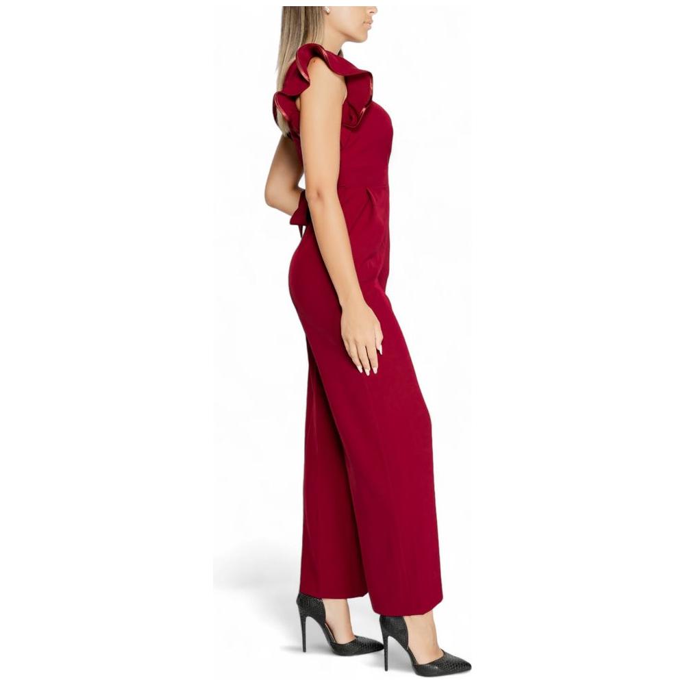 Rinascimento Bordeaux Polyester Suits & Blazer