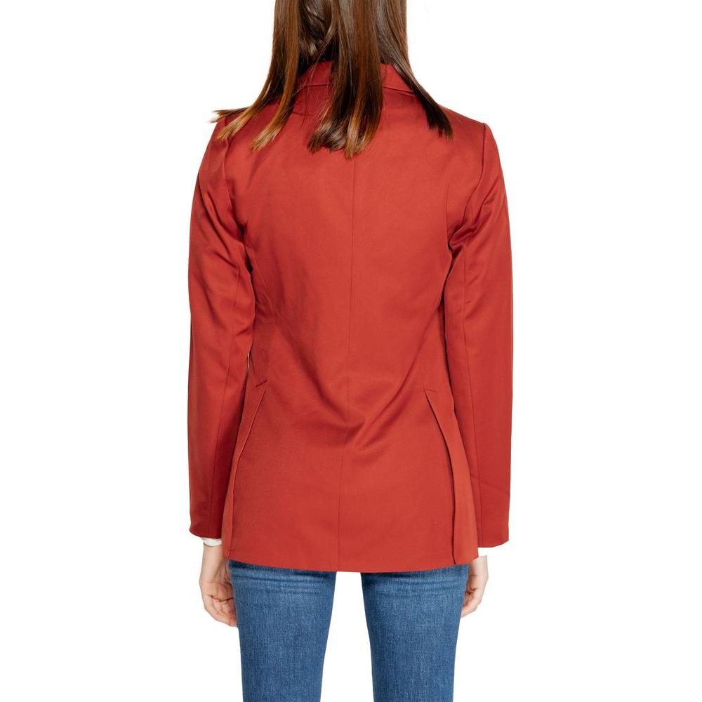 Vero Moda Red Polyester Suits & Blazer Vero Moda Brown
