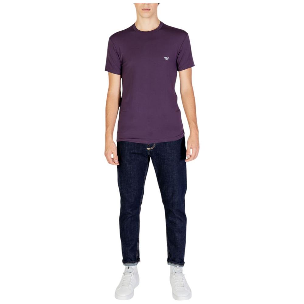 Emporio Armani Underwear Purple Modal T-Shirt Emporio Armani Underwear Dark Slate Gray