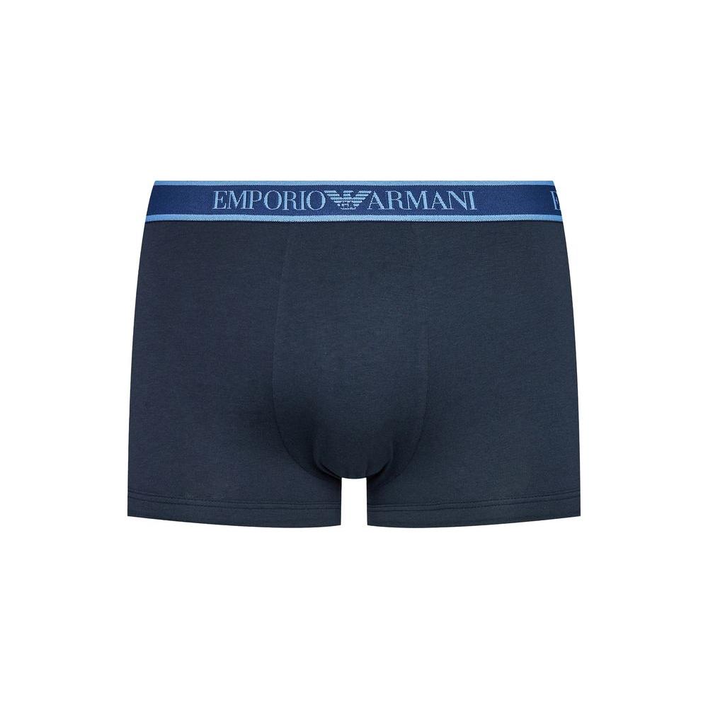 Emporio Armani Underwear Blue Cotton Underwear Emporio Armani Underwear Dark Slate Gray