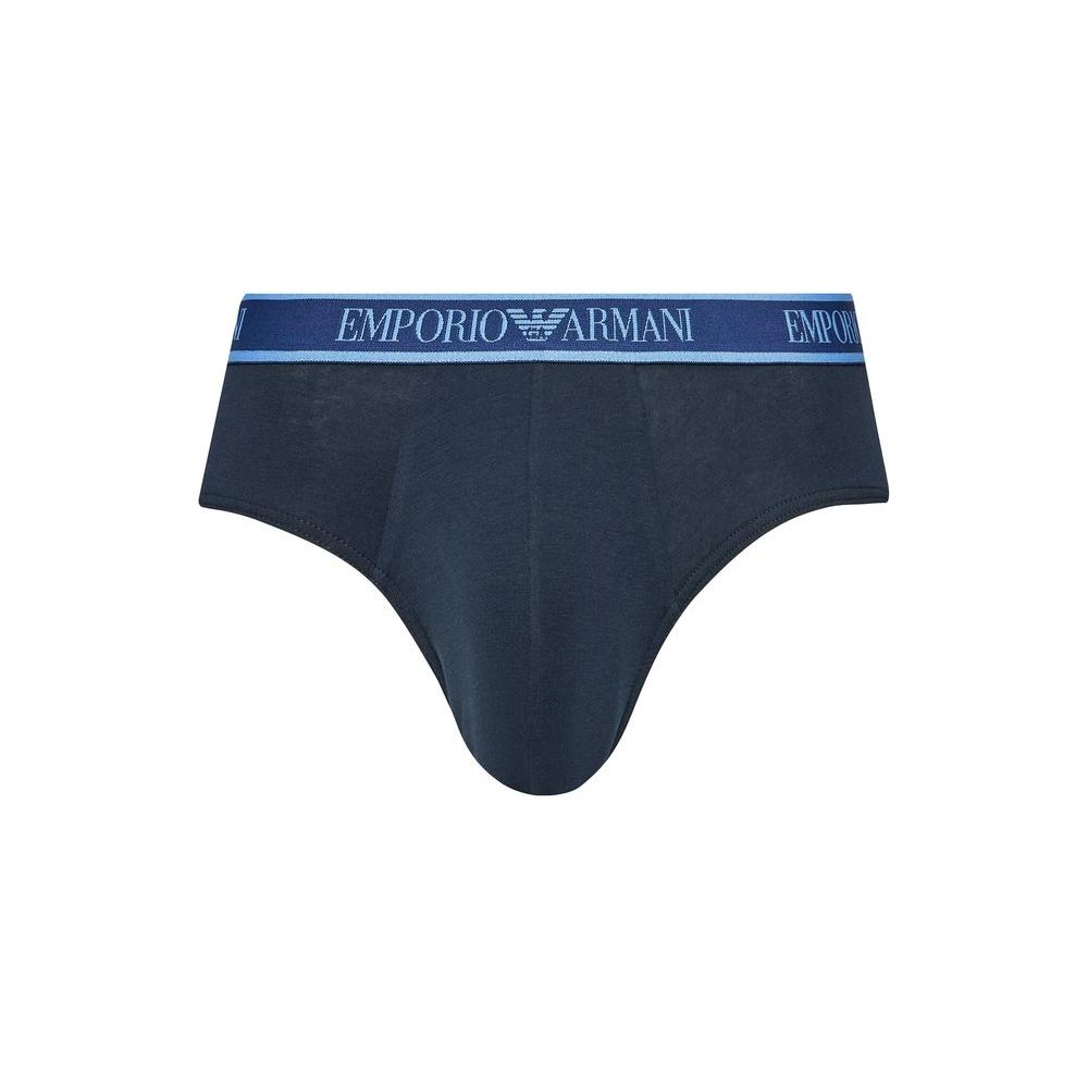 Emporio Armani Underwear Blue Cotton Underwear Emporio Armani Underwear Dark Slate Gray
