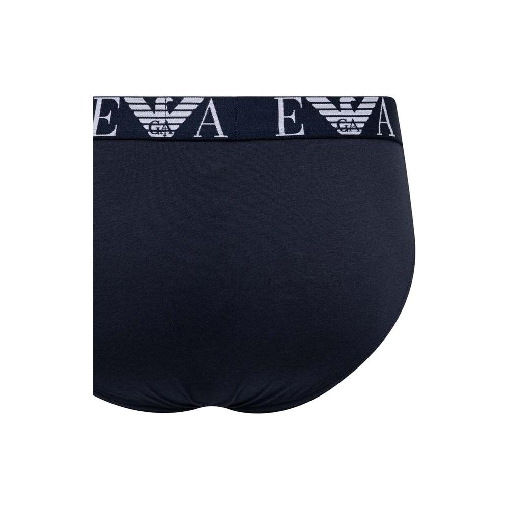 Emporio Armani Underwear Blue Cotton Underwear Emporio Armani Underwear Black