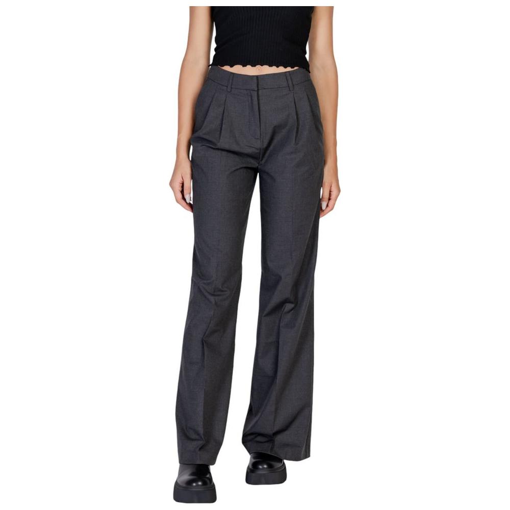 Morgan De Toi Gray Polyester Jeans & Pant Morgan De Toi Dark Slate Gray
