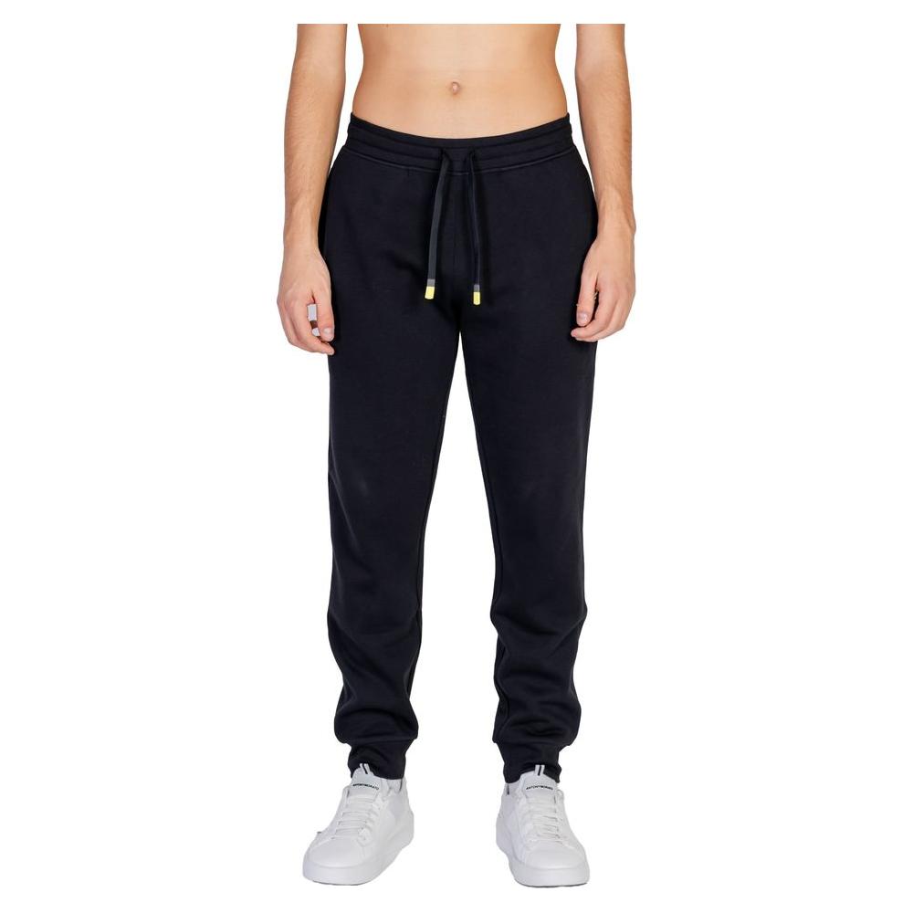 Emporio Armani Underwear Black Cotton Jeans & Pant Emporio Armani Underwear Black