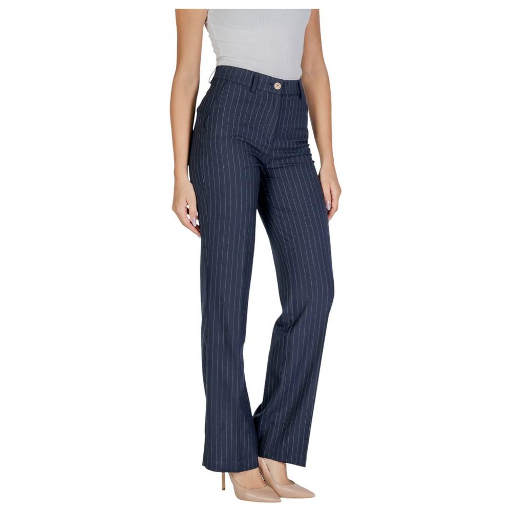 Morgan De Toi Blue Polyester Jeans & Pant Morgan De Toi Tan