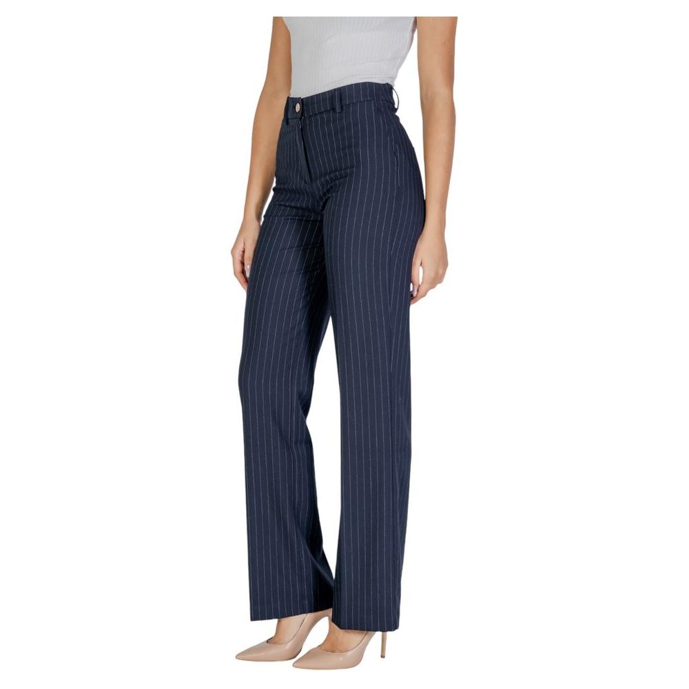 Morgan De Toi Blue Polyester Jeans & Pant Morgan De Toi Tan