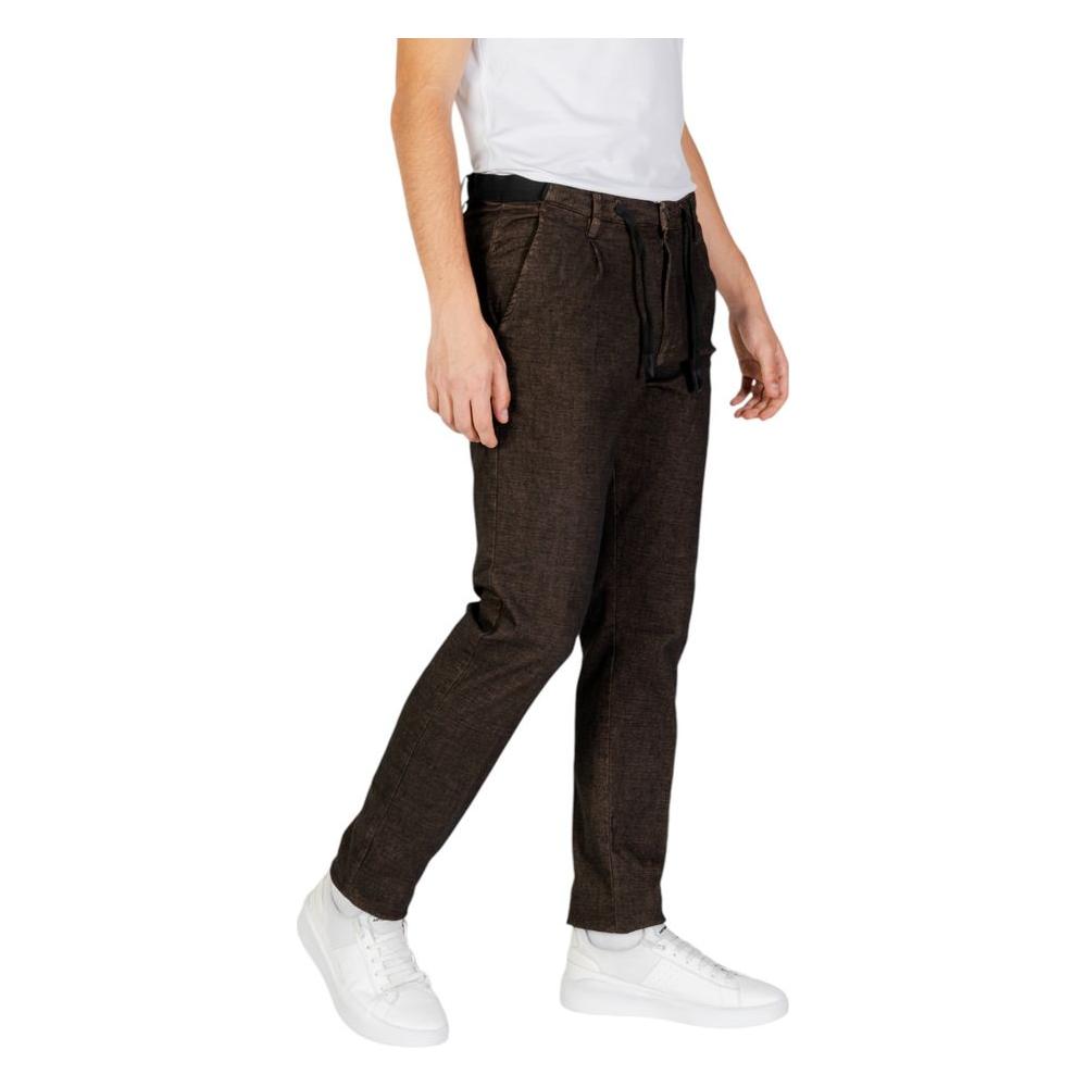 Hamaki-Ho Gray Cotton Jeans & Pant Hamaki-Ho Black