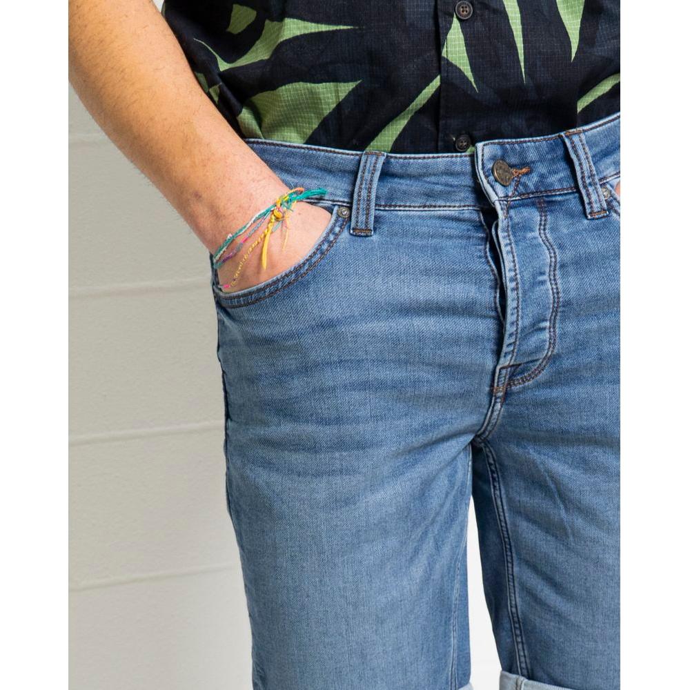 Only & Sons Blue Cotton Short Only & Sons Slate Gray