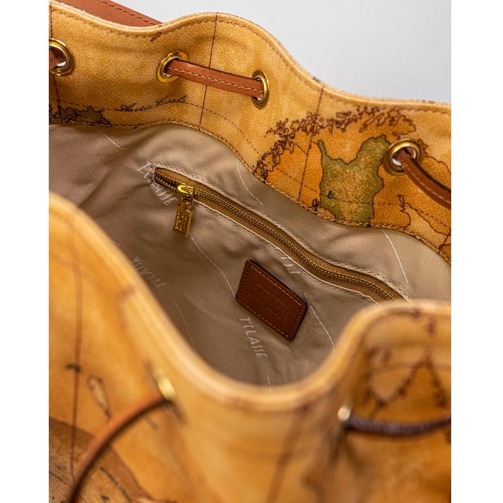 Alviero Martini Prima Classe Beige Leather Handbag Alviero Martini Prima Classe Sienna