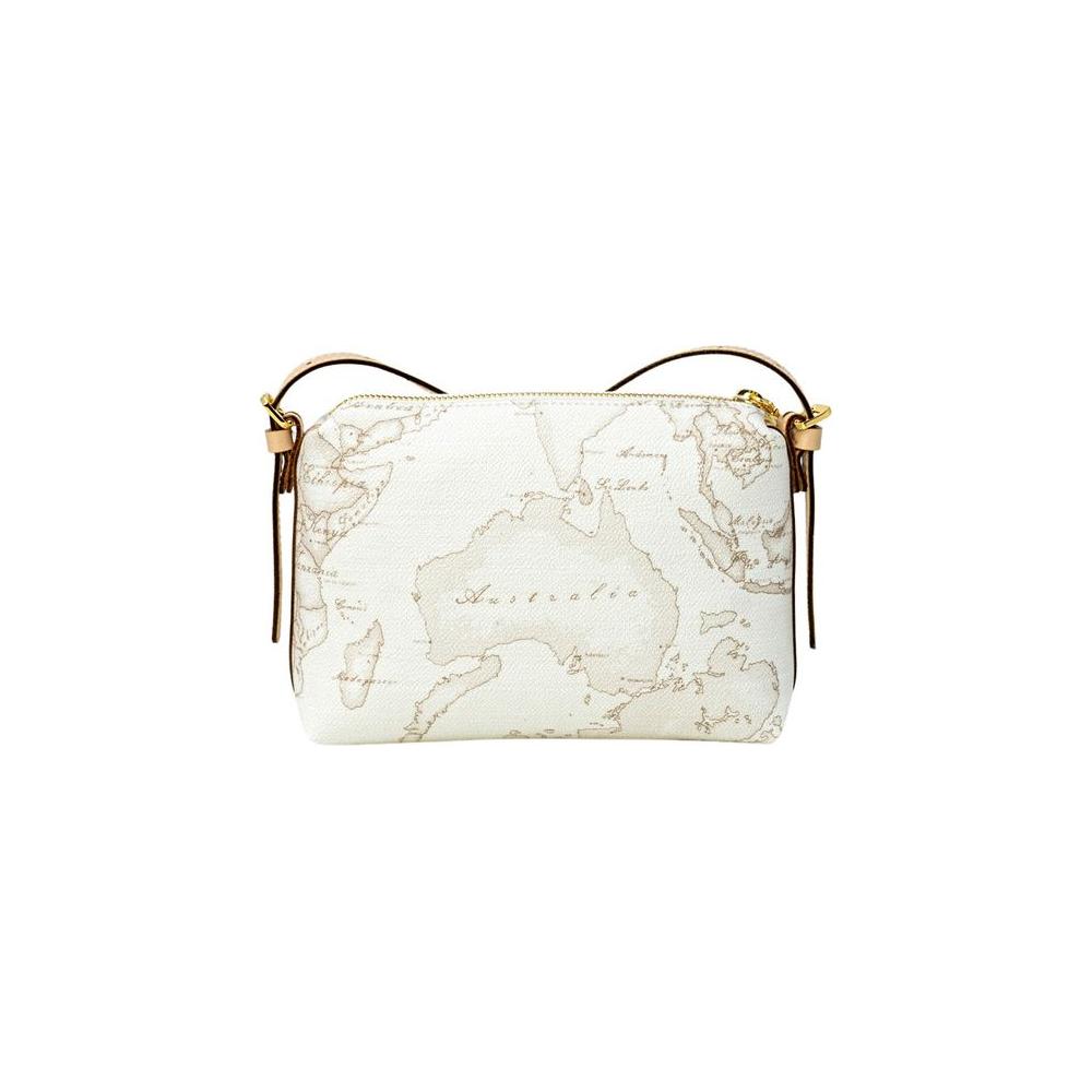 Alviero Martini Prima Classe White Leather Handbag Alviero Martini Prima Classe Antique White