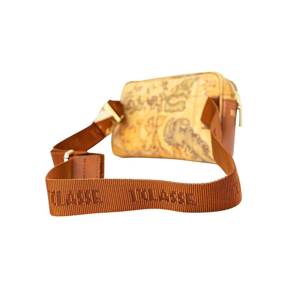 Alviero Martini Prima Classe Beige Leather Belt Bag Alviero Martini Prima Classe Coral