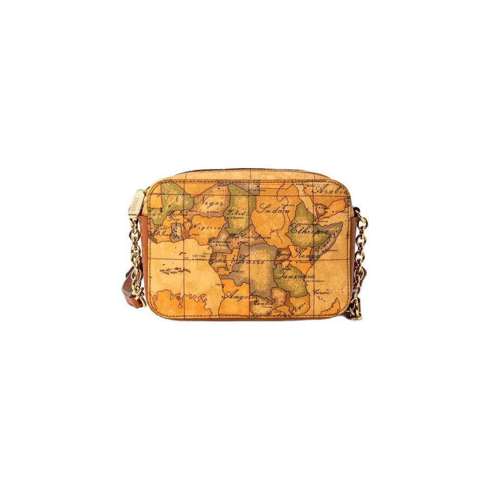 Alviero Martini Prima Classe Beige Cotton Handbag Alviero Martini Prima Classe Sandy Brown