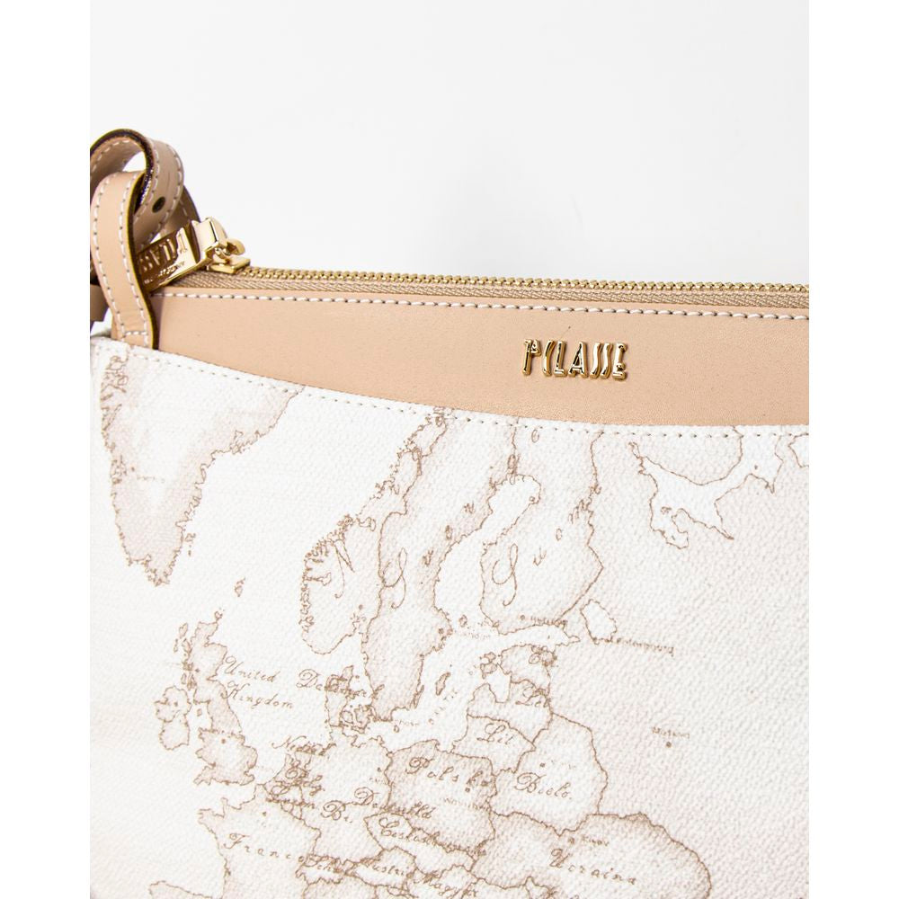 Alviero Martini Prima Classe White Leather Handbag Alviero Martini Prima Classe Beige
