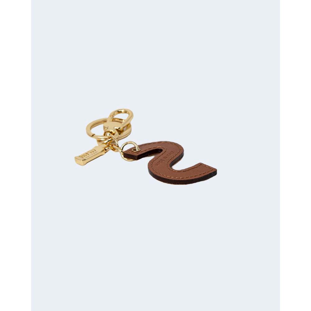 Alviero Martini Prima Classe Beige Cotton Keychain Alviero Martini Prima Classe Lavender
