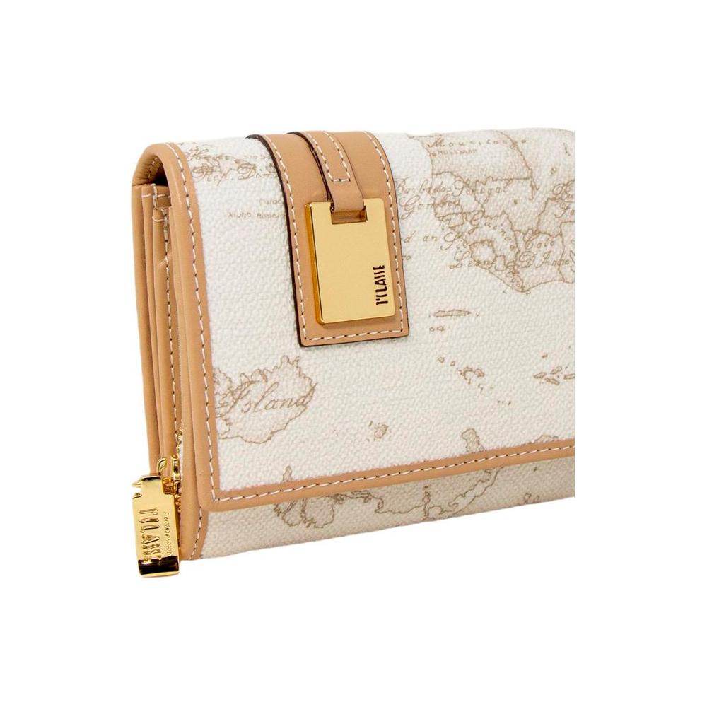 Alviero Martini Prima Classe White Leather Wallet Alviero Martini Prima Classe Light Gray