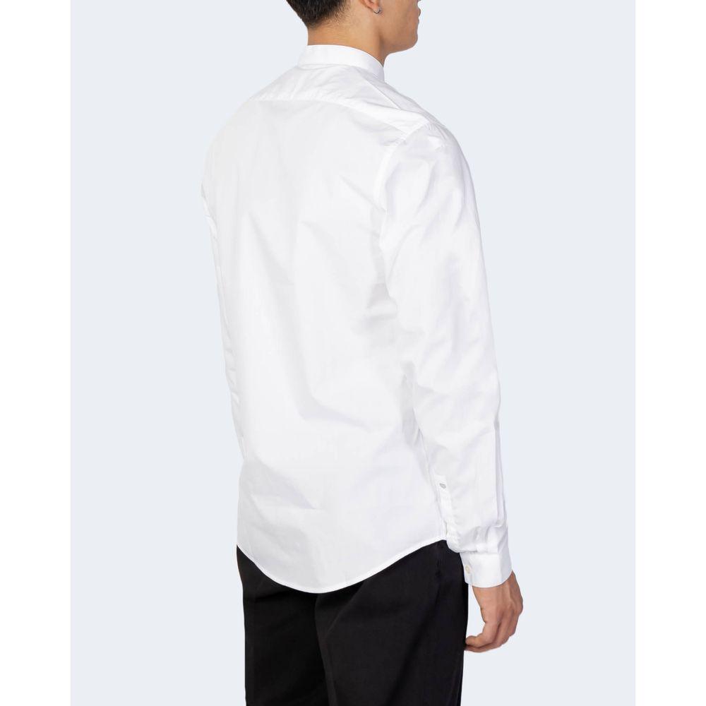Antony Morato White Cotton Shirt Antony Morato Lavender