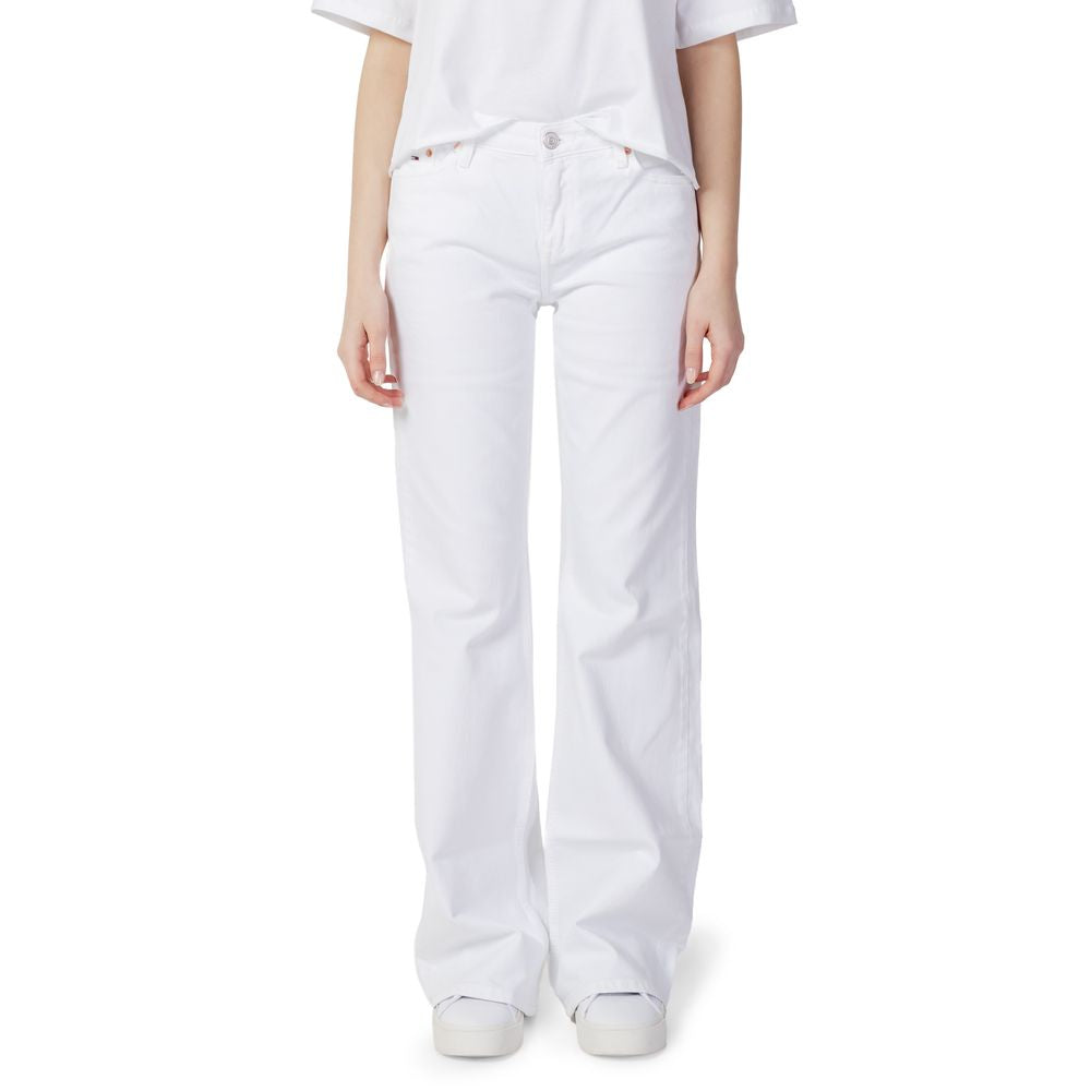 Tommy Hilfiger Jeans Blue Cotton Jeans & Pant Tommy Hilfiger Jeans Light Gray