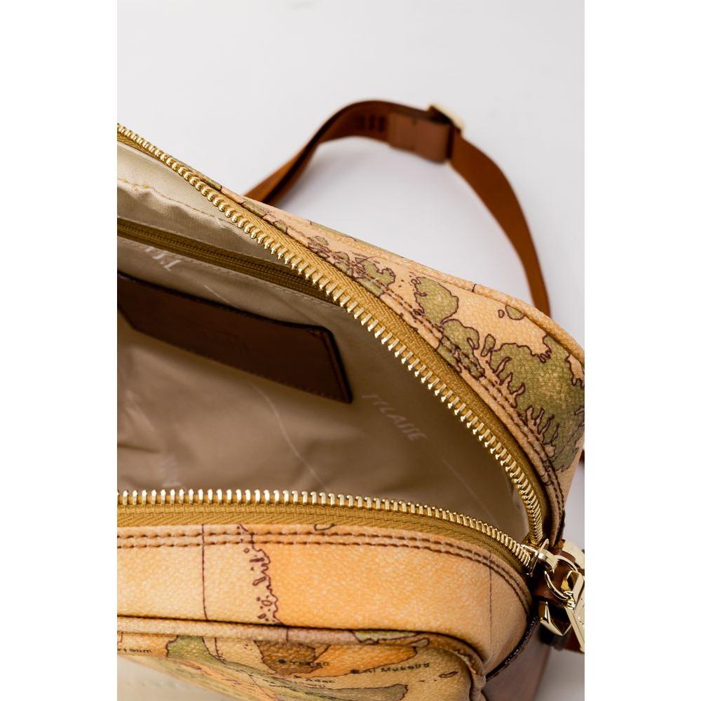 Alviero Martini Prima Classe Beige Polyester Handbag Alviero Martini Prima Classe Dark Khaki