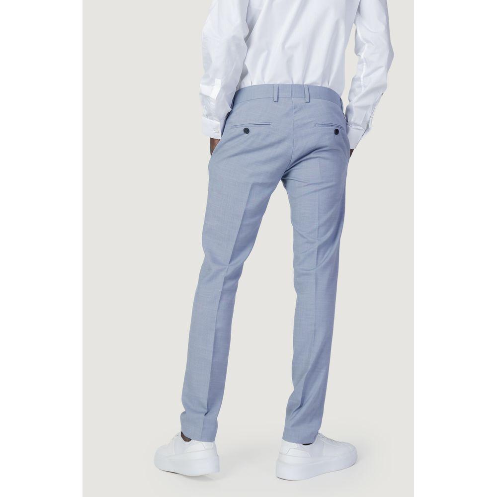 Antony Morato Blue Polyester Jeans & Pant Antony Morato Light Gray